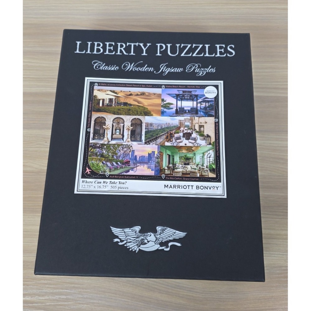 Liberty Puzzles Wooden Jigsaw Puzzle Where Can We Take You Marriott Bonvoy 505pc